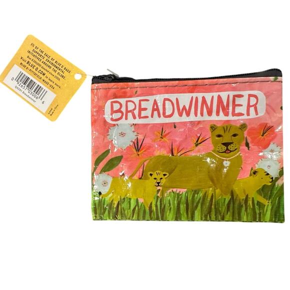 BN Blue Q ‘Breadwinner’ coin pouch - Picture 2 of 6
